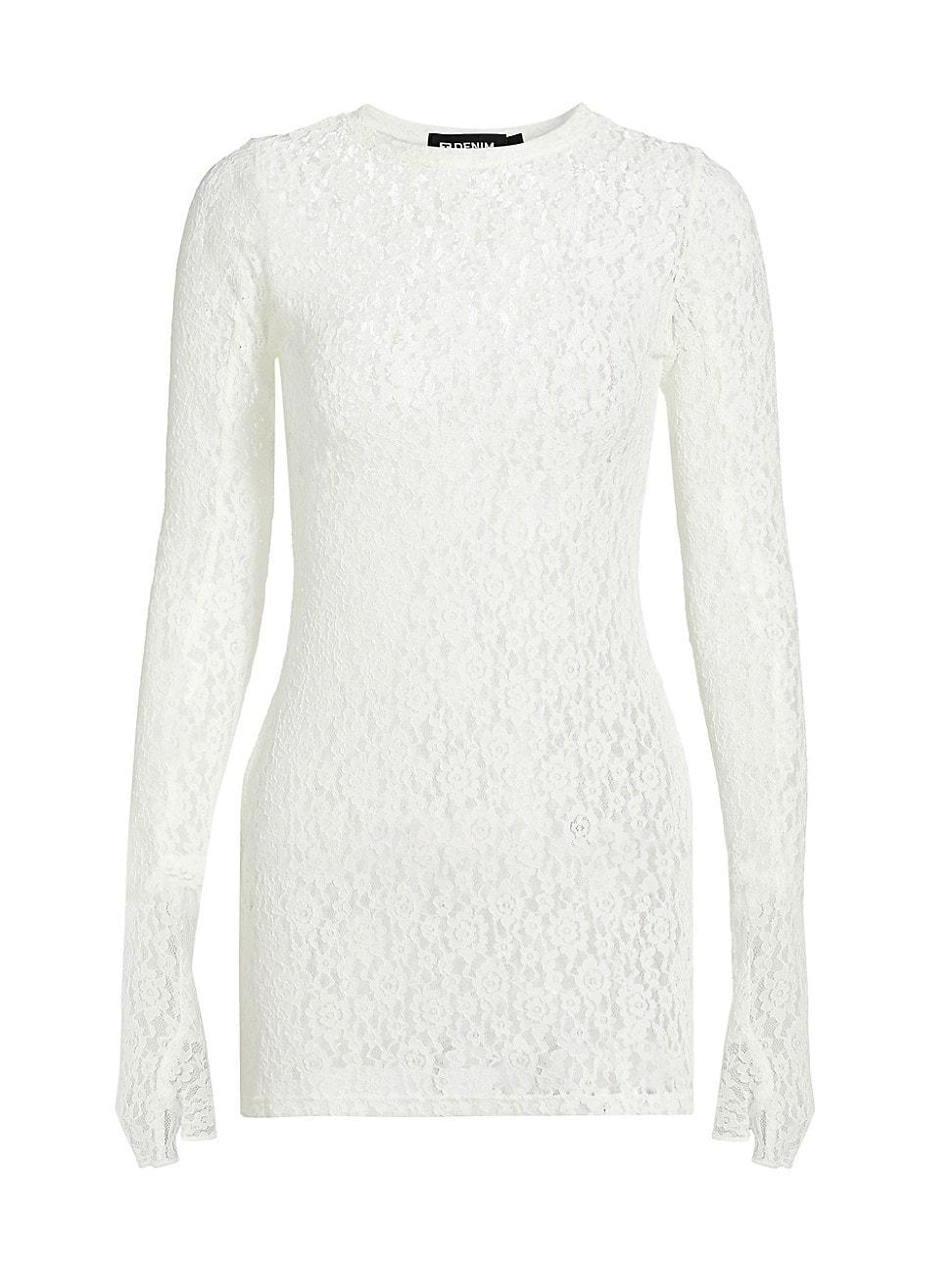 Womens Breach The Surface Lombardi Lace Minidress Product Image