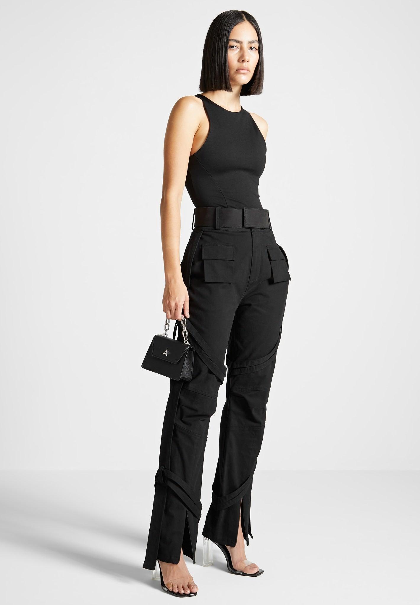 Carpenter Cargo Trousers - Black Female Product Image