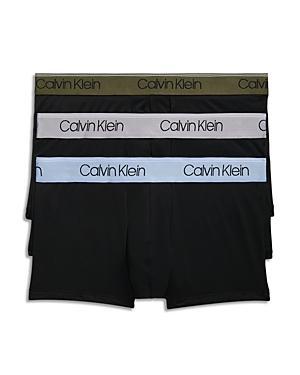 Calvin Klein 3-Pack Low Rise Microfiber Stretch Trunks Product Image