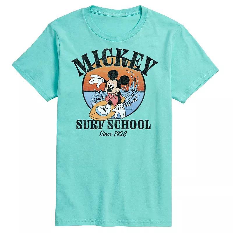 Disneys Mickey Mouse Mens Surf School Graphic Tee Product Image