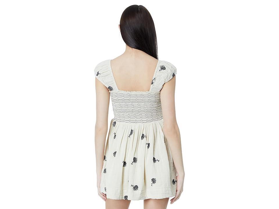 Free People Tory Embroidered Mini (Tea Combo) Women's Dress Product Image