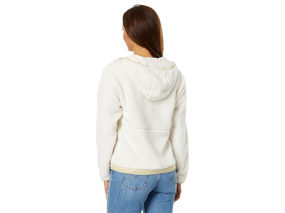 The North Face Campshire Fleece Hoodie (Gardenia /Gravel) Women's Clothing Product Image