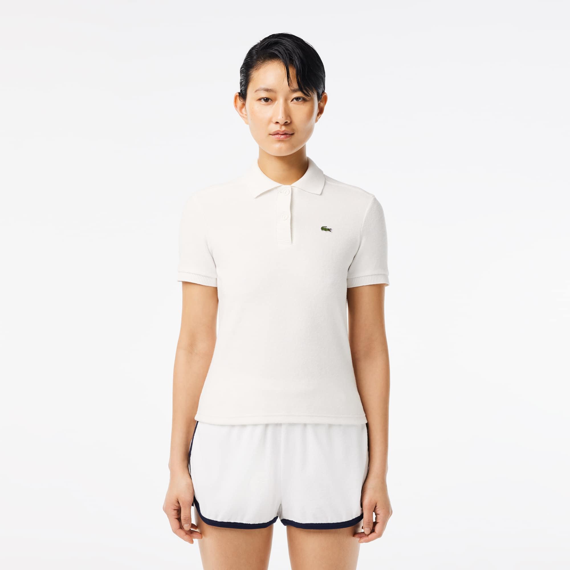 Women's Slim Fit Terry Polo Product Image