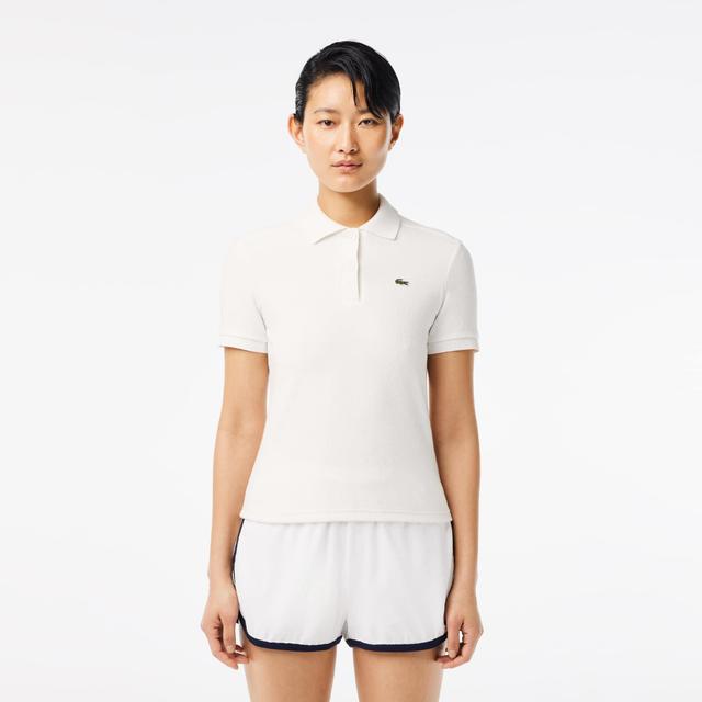 Women's Slim Fit Terry Polo Product Image