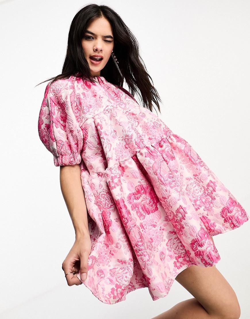 Sister Jane floral jacquard mini dress Product Image