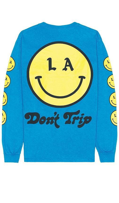 Free & Easy Be Happy Long Sleeve Tee Size M. Product Image