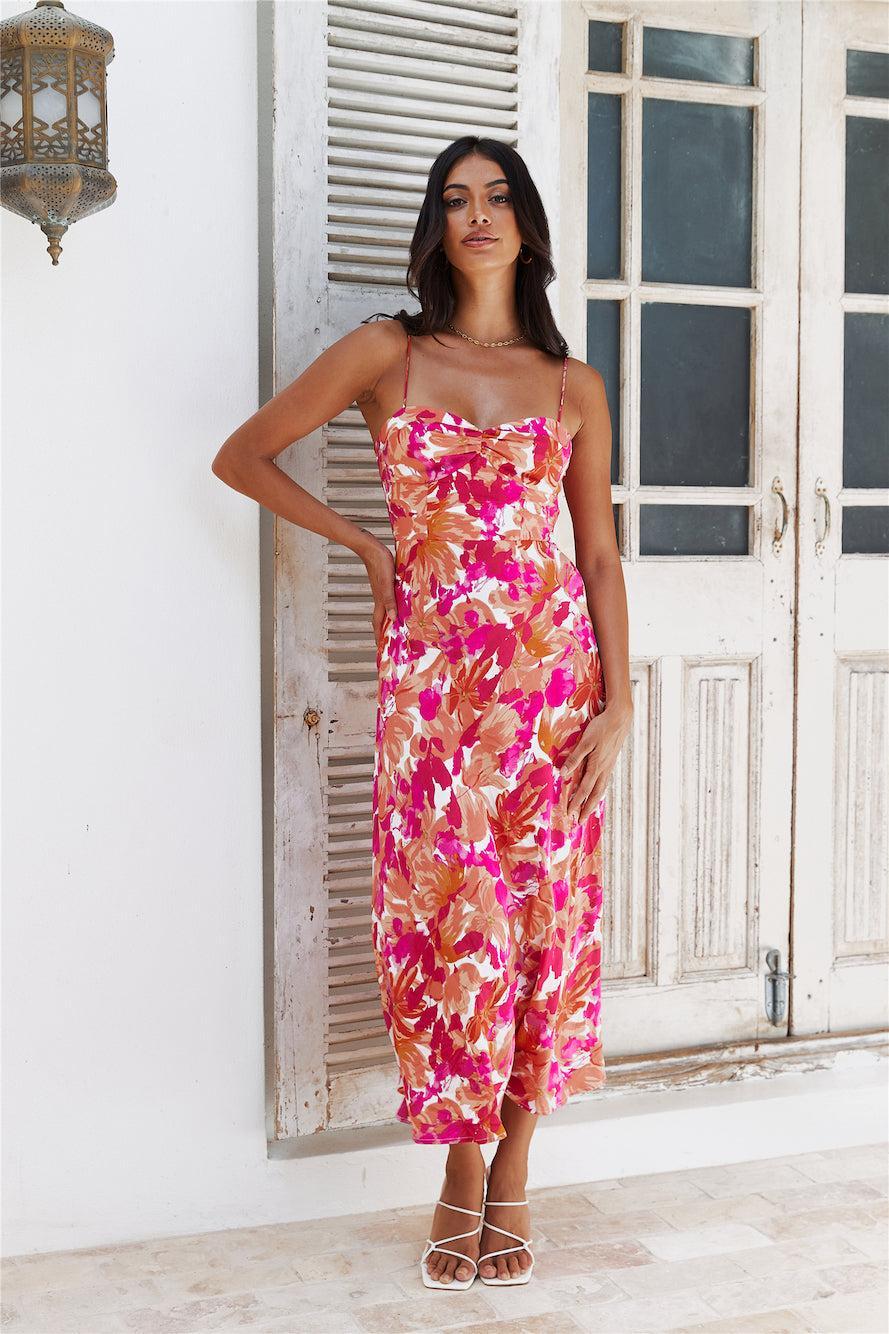 Bring Out Fun Maxi Dress Print Product Image