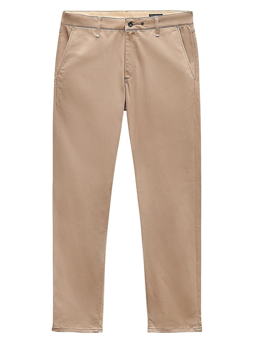 Mens Stretch-Cotton Straight-Leg Chino Pants Product Image