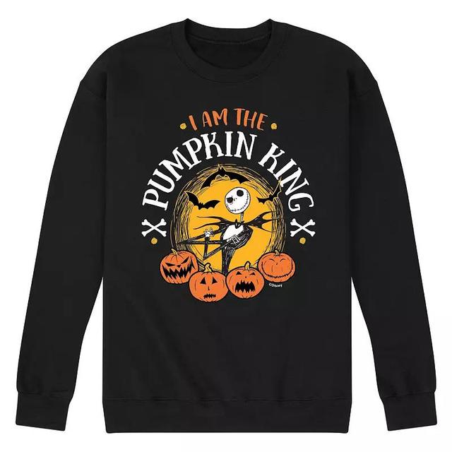 Disneys The Nightmare Before Christmas Mens Pumpkin King Fleece Sweatshirt Product Image