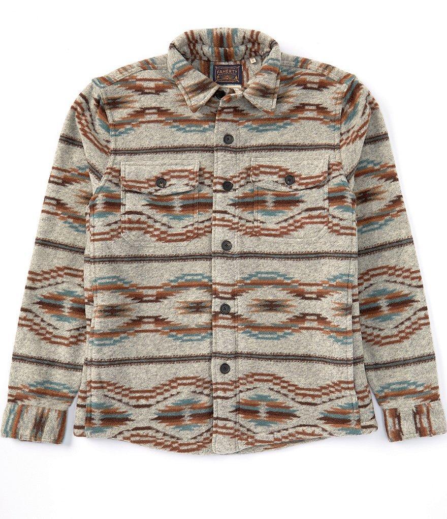 Faherty Range High Pile Fleece-Lined CPO Shirt Jacket Product Image