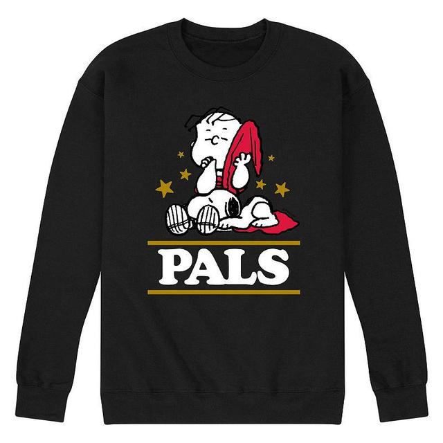 Mens Peanuts PALS Sweatshirt Black Product Image