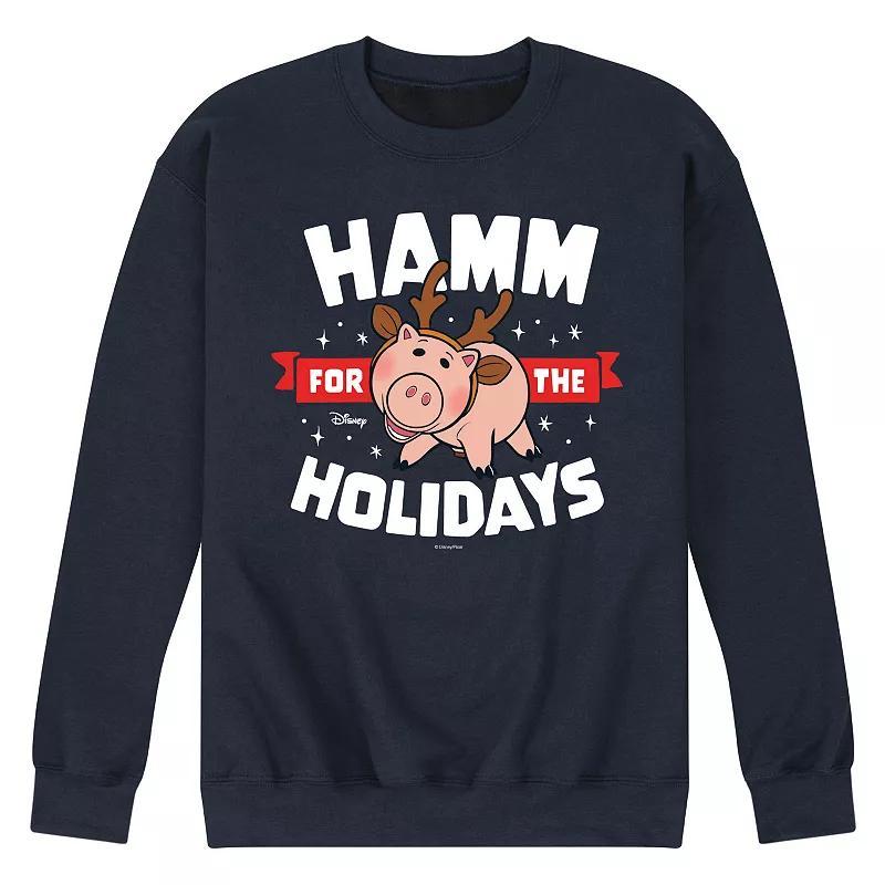 Disney / Pixars Toy Story 4 Hamm Mens For The Holidays Fleece Sweatshirt Product Image