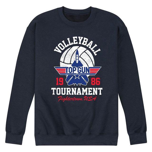 Mens Top Gun Volleyball Tournament Sweatshirt Blue Product Image