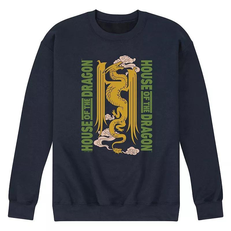 Mens House Of The Dragon Fleece Sweatshirt Blue Product Image