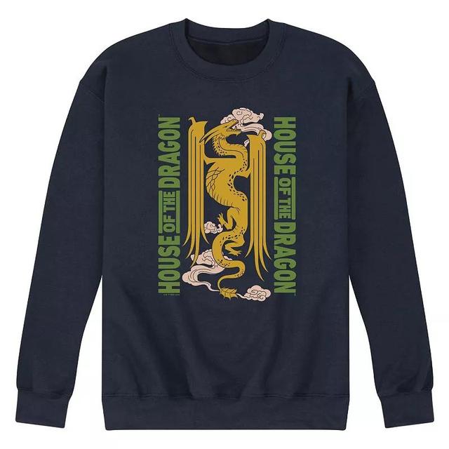 Mens House Of The Dragon Fleece Sweatshirt Blue Product Image