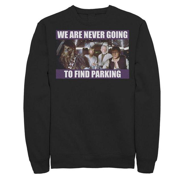 Mens Star Wars We Are Never Going To Find Parking Sweatshirt Product Image