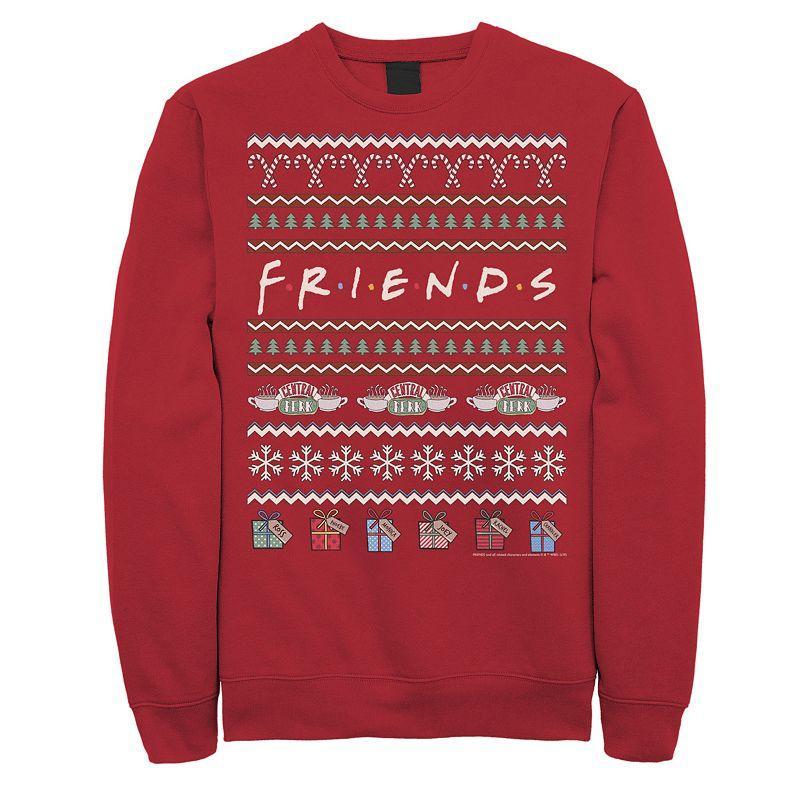 Mens Friends Christmas Ugly Sweater Style Logo Sweatshirt Product Image