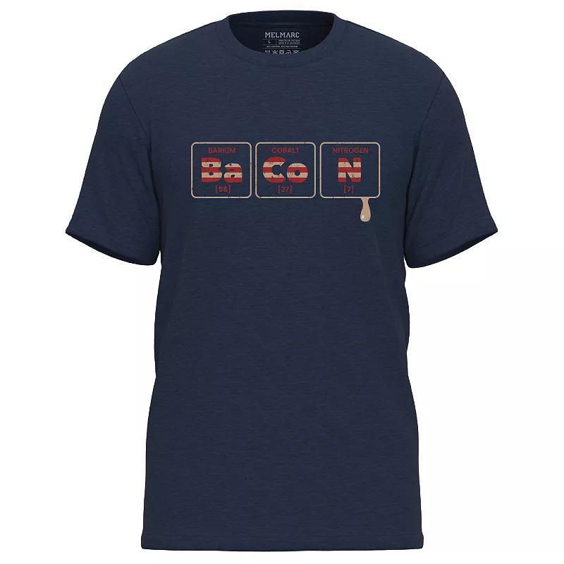 Mens One Liner Graphic Tee Navy Grey Product Image