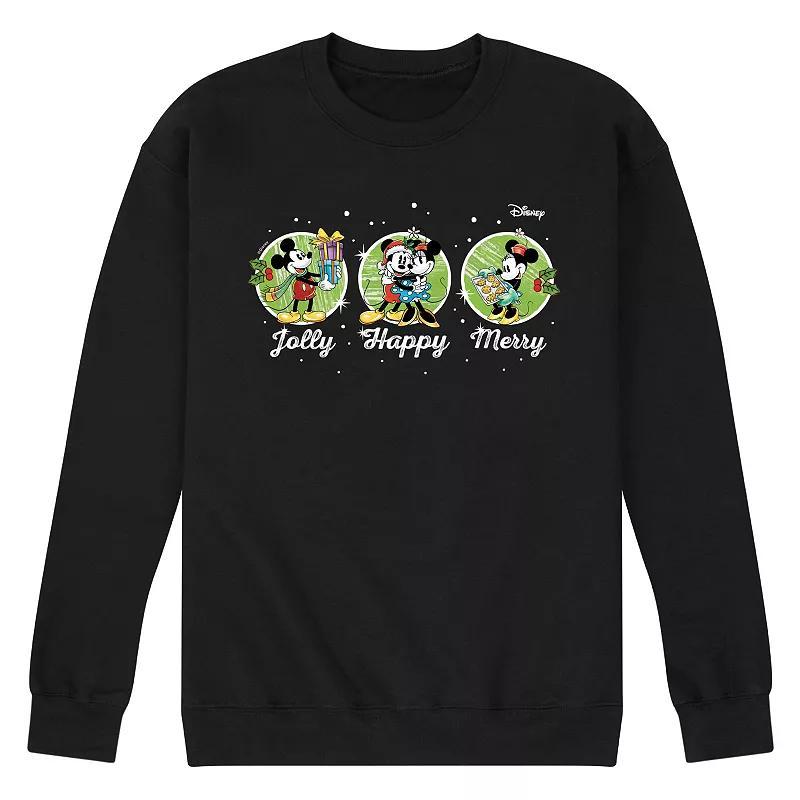 Disneys Mens Jolly Happy Merry Fleece Product Image