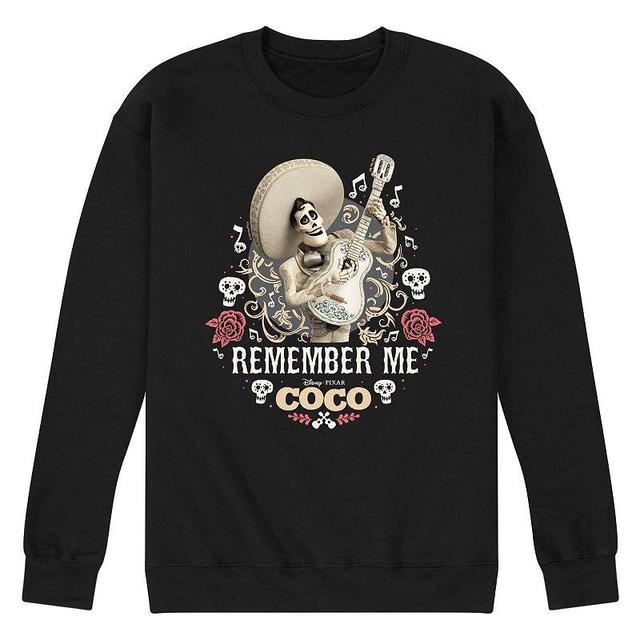 Disney / Pixars Coco Mens Remember Me Ernesto Fleece Sweatshirt Product Image