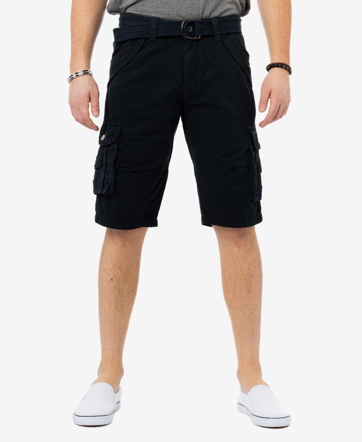 X-Ray Mens Belted Double Pocket Cargo Shorts Product Image