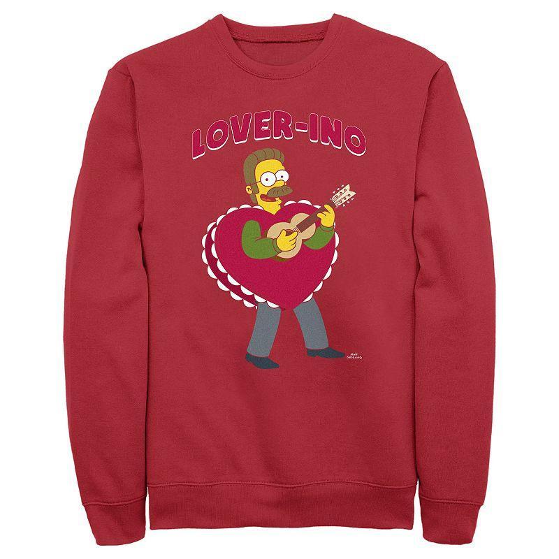 Mens The Simpsons Ned Flanders Lover-Ino Graphic Fleece Product Image