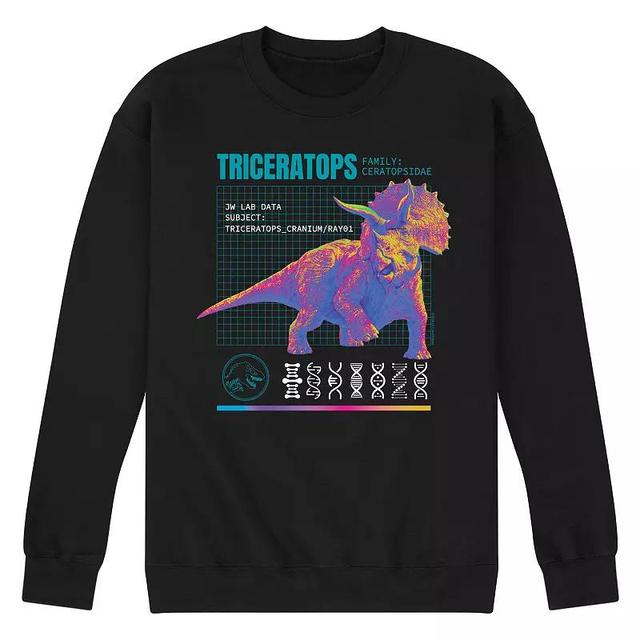 Mens Jurassic World Triceratops Fleece Sweatshirt Product Image