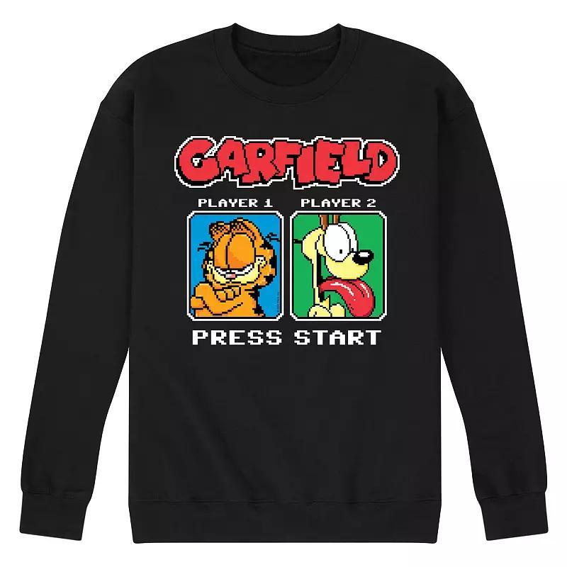 Mens Garfield Odie Game On Fleece Sweatshirt Product Image