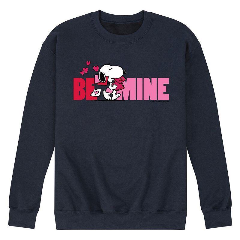 Mens Peanuts Be Mine Fleece Sweatshirt Product Image