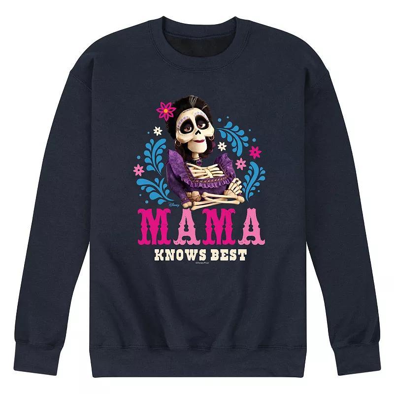 Disney / Pixars Coco Imelda Mens Mama Knows Best Fleece Sweatshirt Product Image