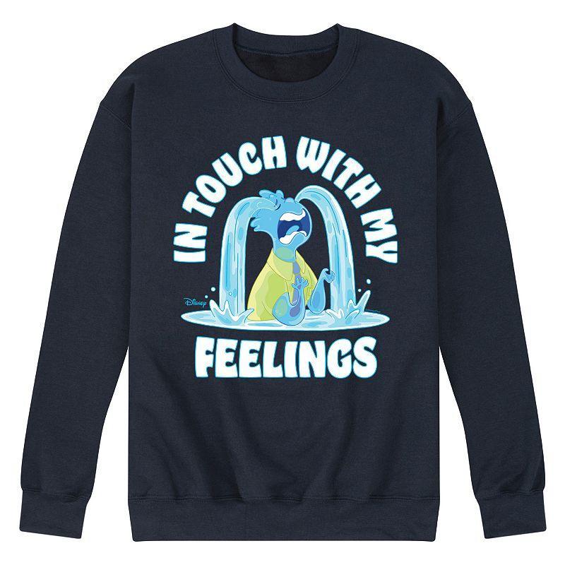 Disneys Elemental Mens Feelings Fleece Sweatshirt Med Grey Product Image