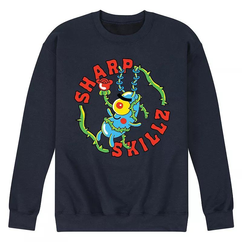 Mens SpongeBob SquarePants Plankton Fleece Sweatshirt Product Image