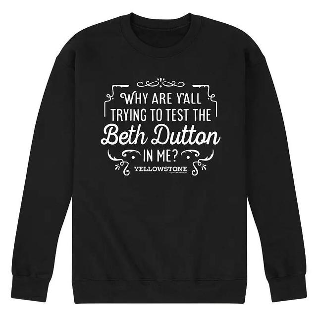 Mens Yellowstone Beth Dutton Sweatshirt Product Image