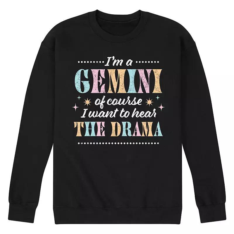 Mens Barbie Theatrical You Inspire Me Fleece Sweatshirt Med Grey Product Image