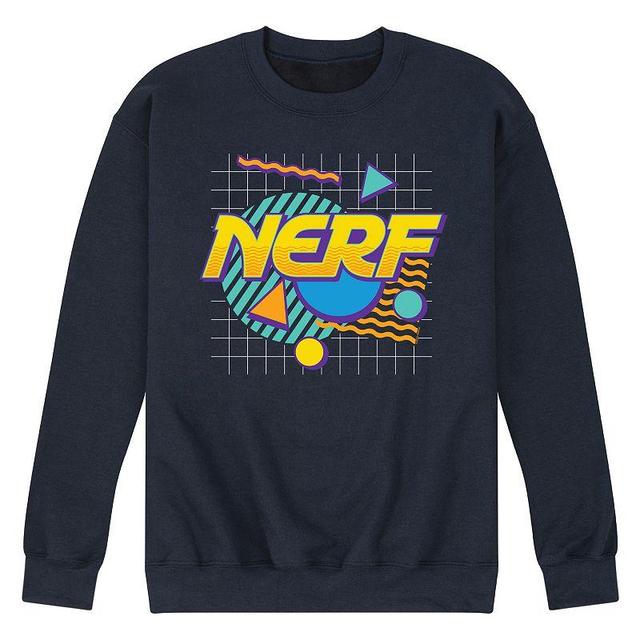 Mens Nerf Logo New Wave Fleece Sweatshirt Blue Product Image