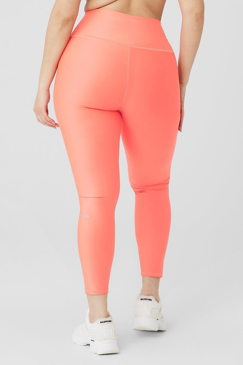 7/8 High-Waist Airlift Legging - Candy Orange Female Product Image