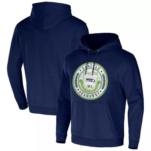 Mens NFL x Darius Rucker Collection by Fanatics College Seattle Seahawks Washed Pullover Hoodie Blue Product Image