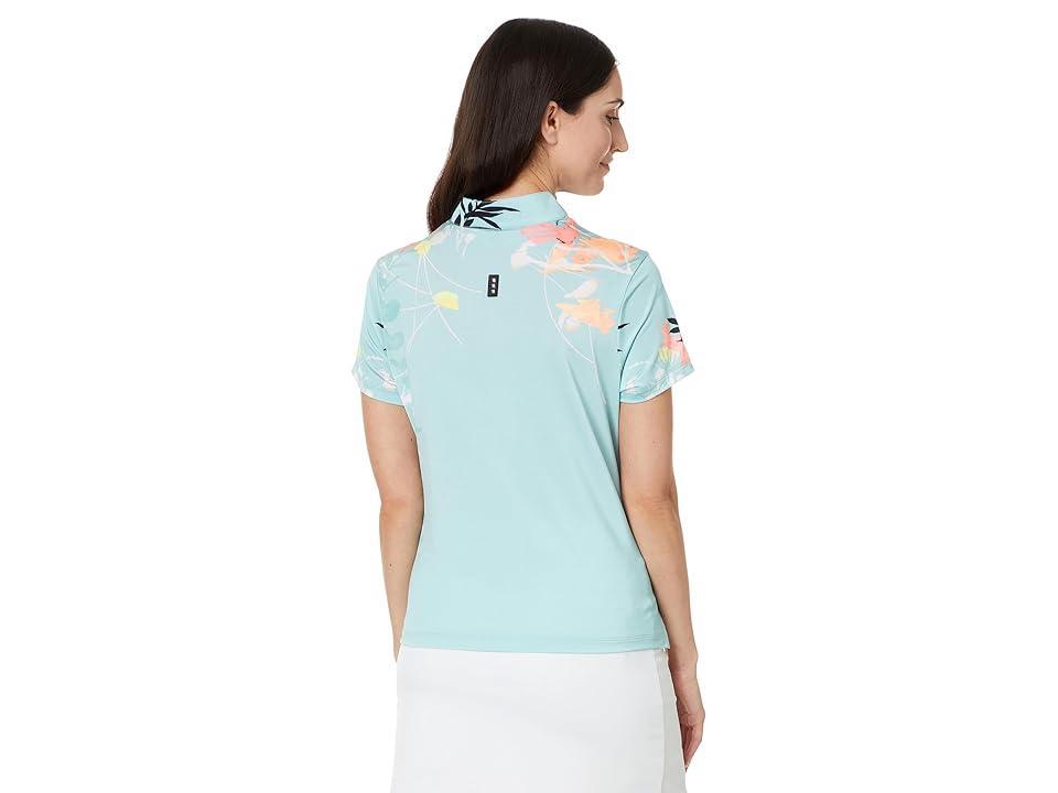 Jamie Sadock Flora Short Sleeve Top (Cotton Candy) Women's Clothing Product Image