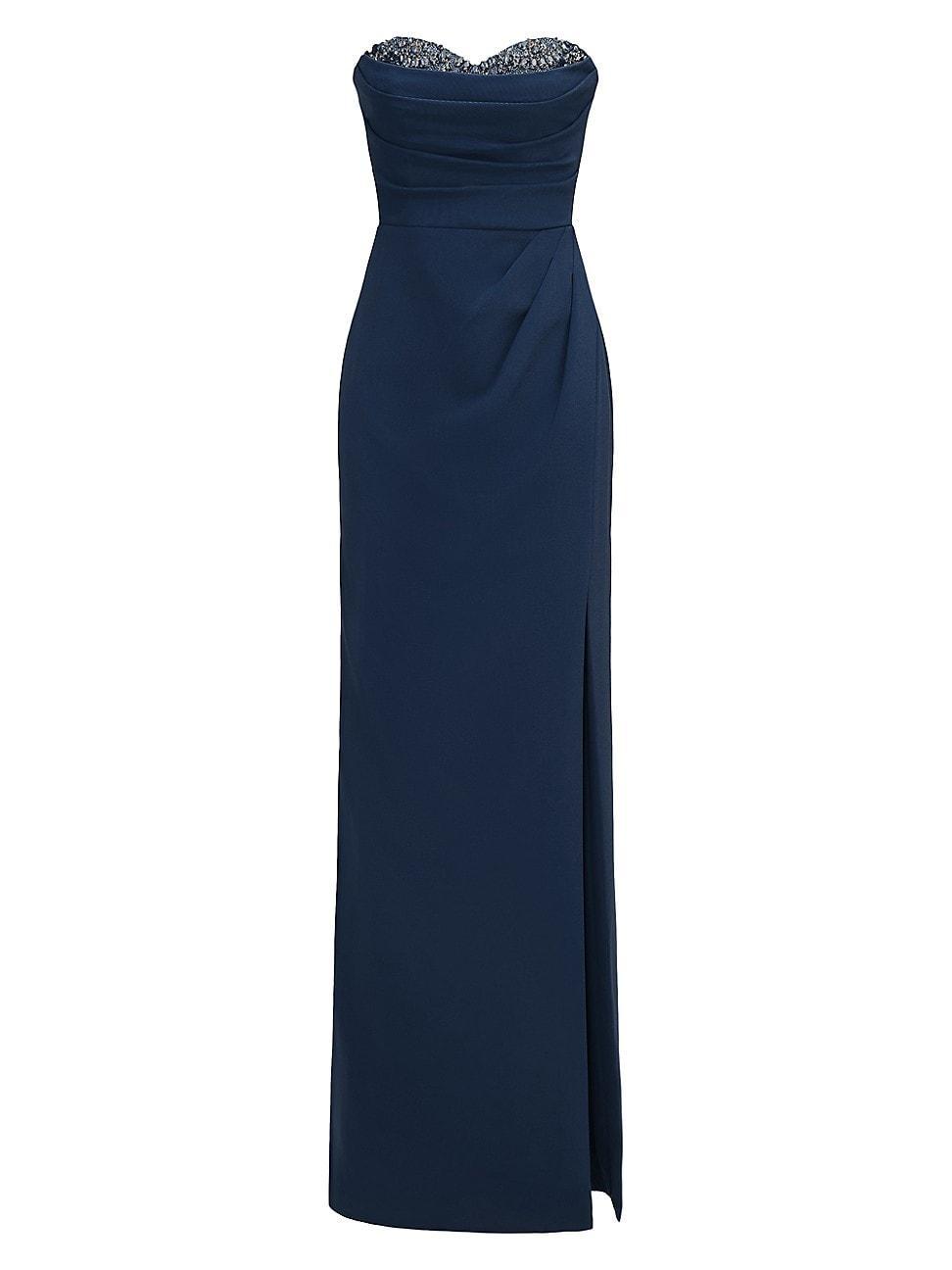 Womens Anastasia Embellished Strapless Gown Product Image