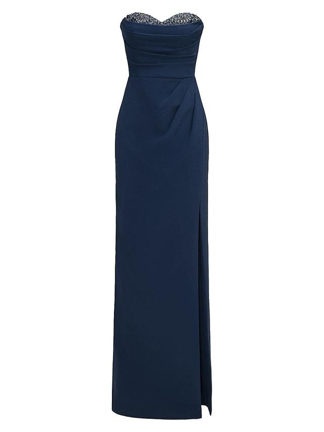 Womens Anastasia Embellished Strapless Gown Product Image