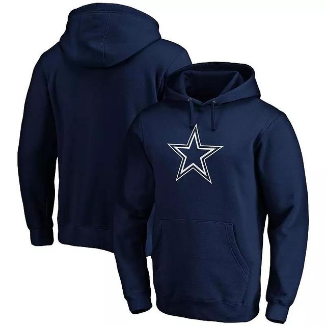 Mens Fanatics Branded Dallas Cowboys Primary Logo Fitted Pullover Hoodie Blue Product Image