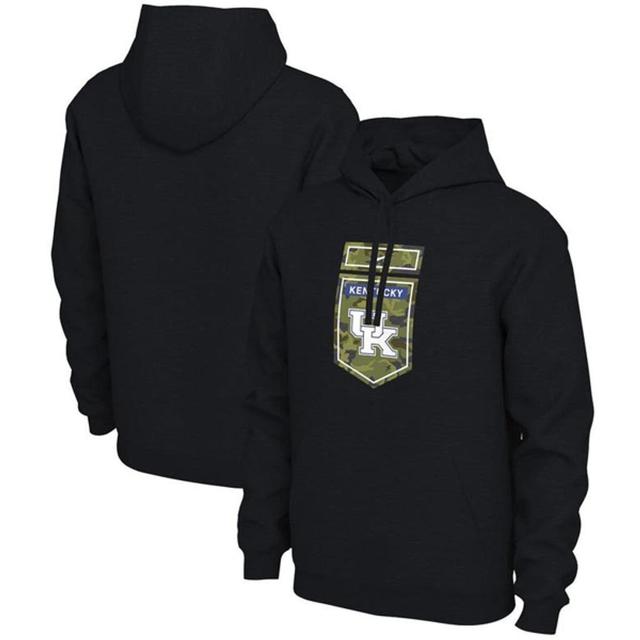 NIKE Black Kentucky Wildcats Veterans Camo Pullover Hoodie Product Image