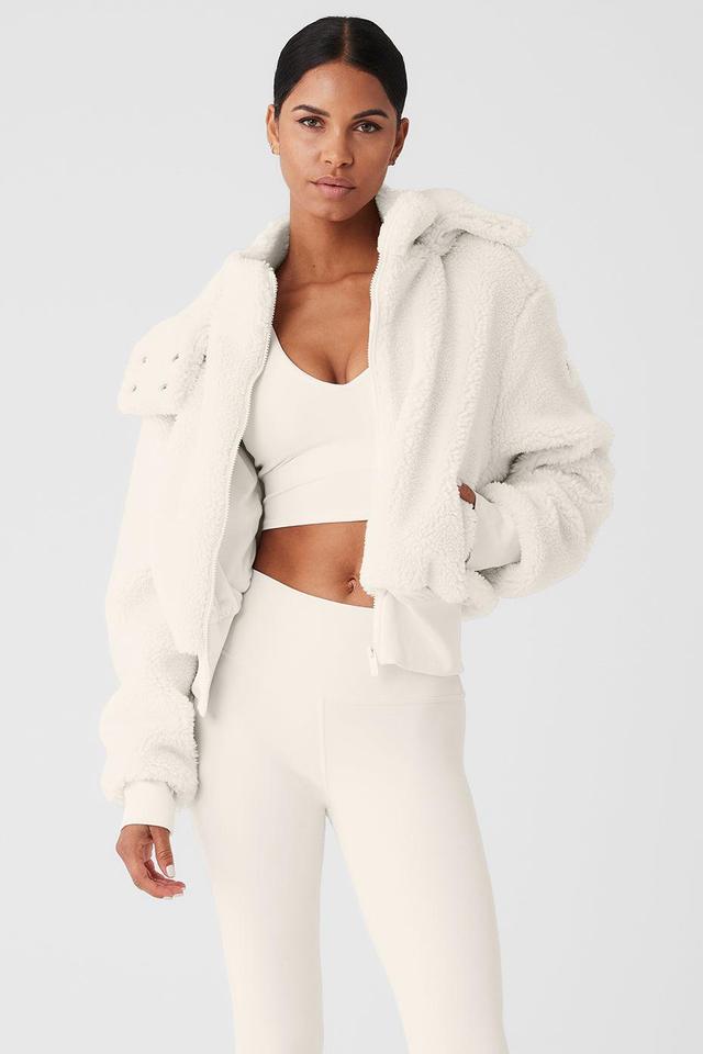 Alo Yoga | Foxy Sherpa Jacket White Product Image