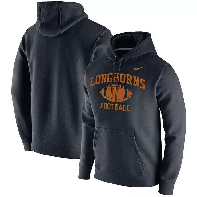 Mens Nike Black Georgia Bulldogs Retro Football Club Fleece Pullover Hoodie Product Image