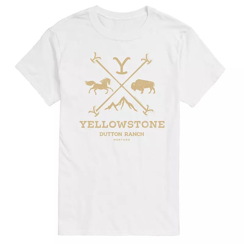 Big & Tall Yellowstone Iron Logo Graphic Tee, Mens Product Image