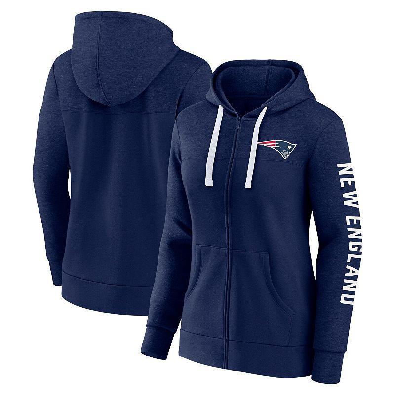 Womens Fanatics Branded Heather Blue St. Louis Blues City Ties Full-Zip Hoodie product image