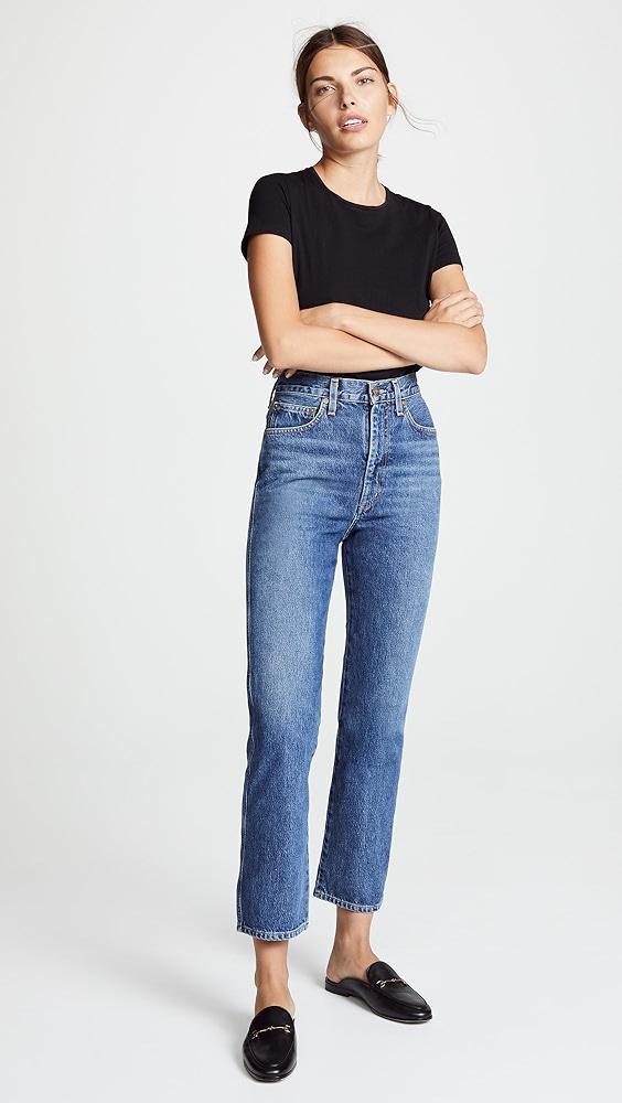 AGOLDE Pinch Waist High Rise Kick Jeans | Shopbop Product Image