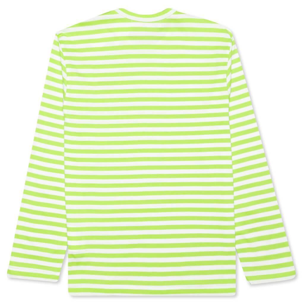 Pastelle Women's Striped L/S Shirt - Green Female Product Image