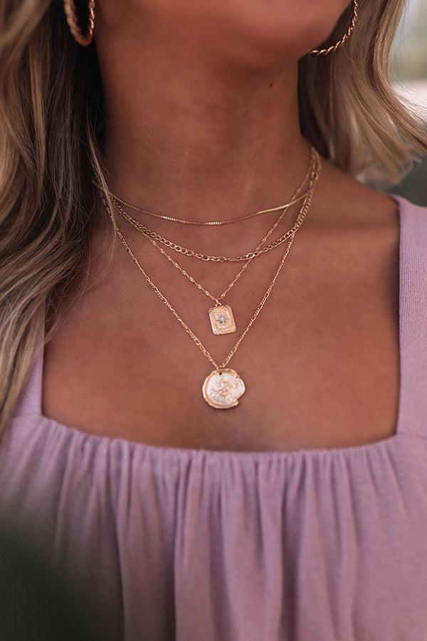 Nautical Charm Layered Necklace Product Image