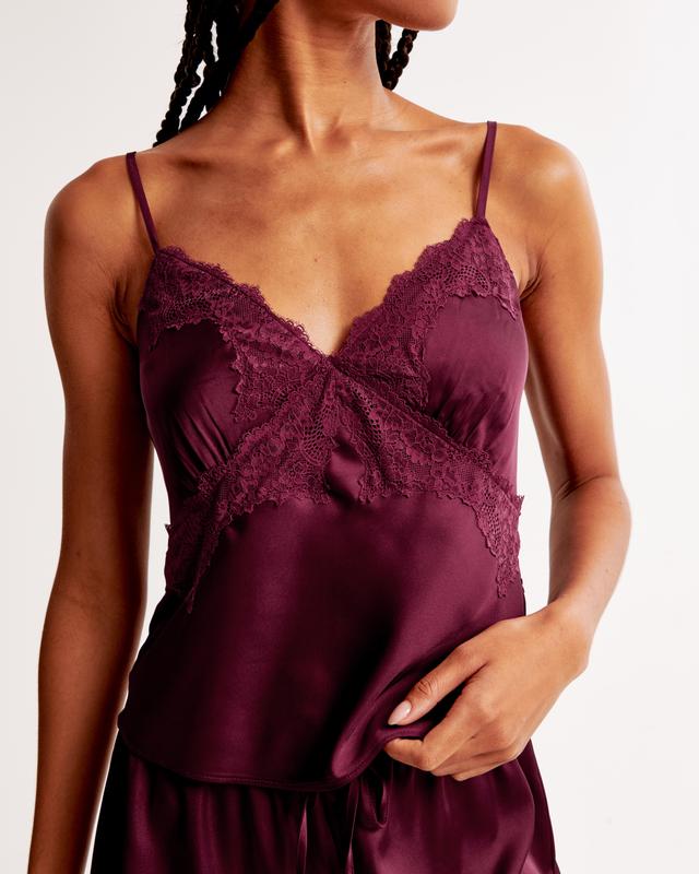 Lace and Satin Cami Product Image